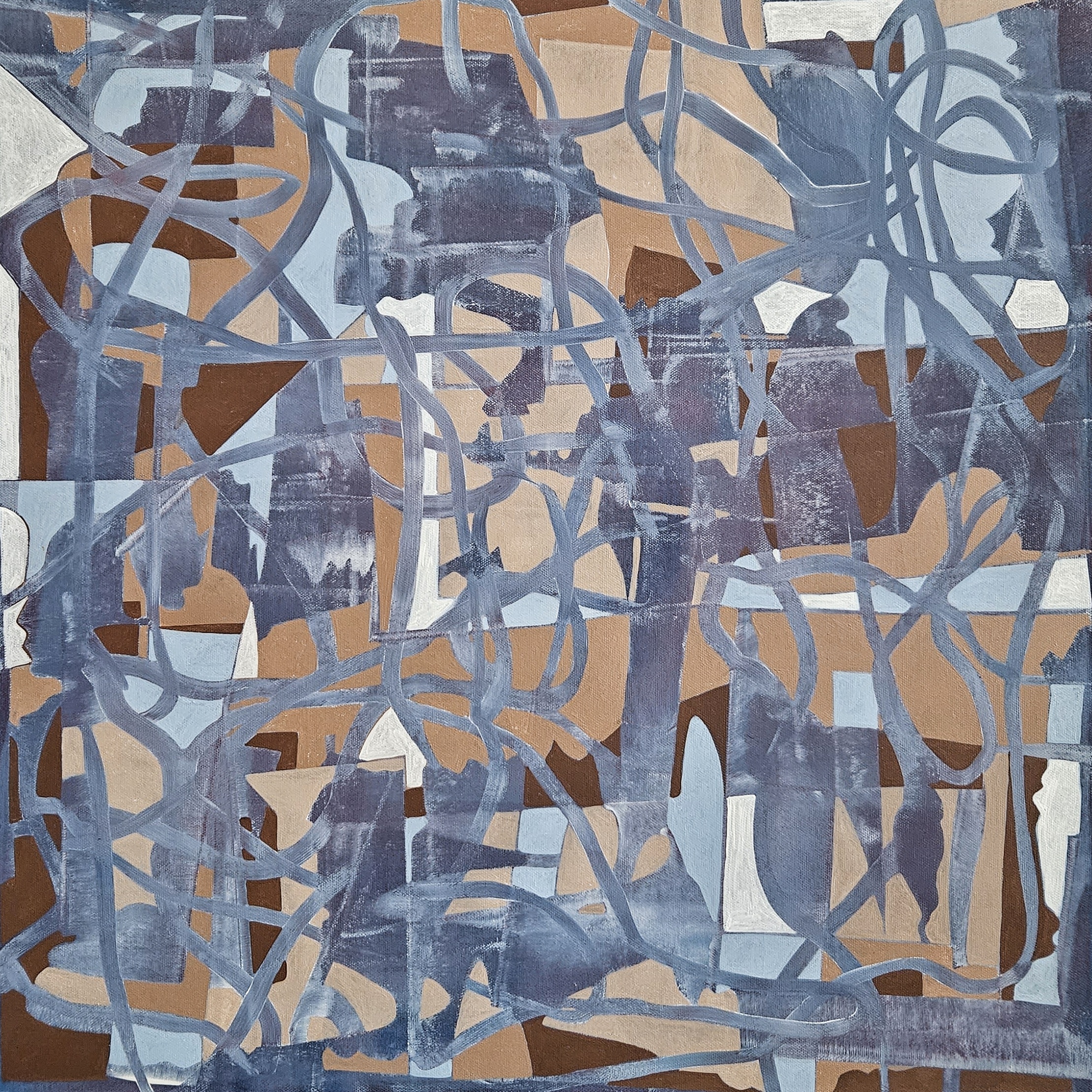 Etiquette rule, 2023, 50 x 50 cm, Acryl on Canvas