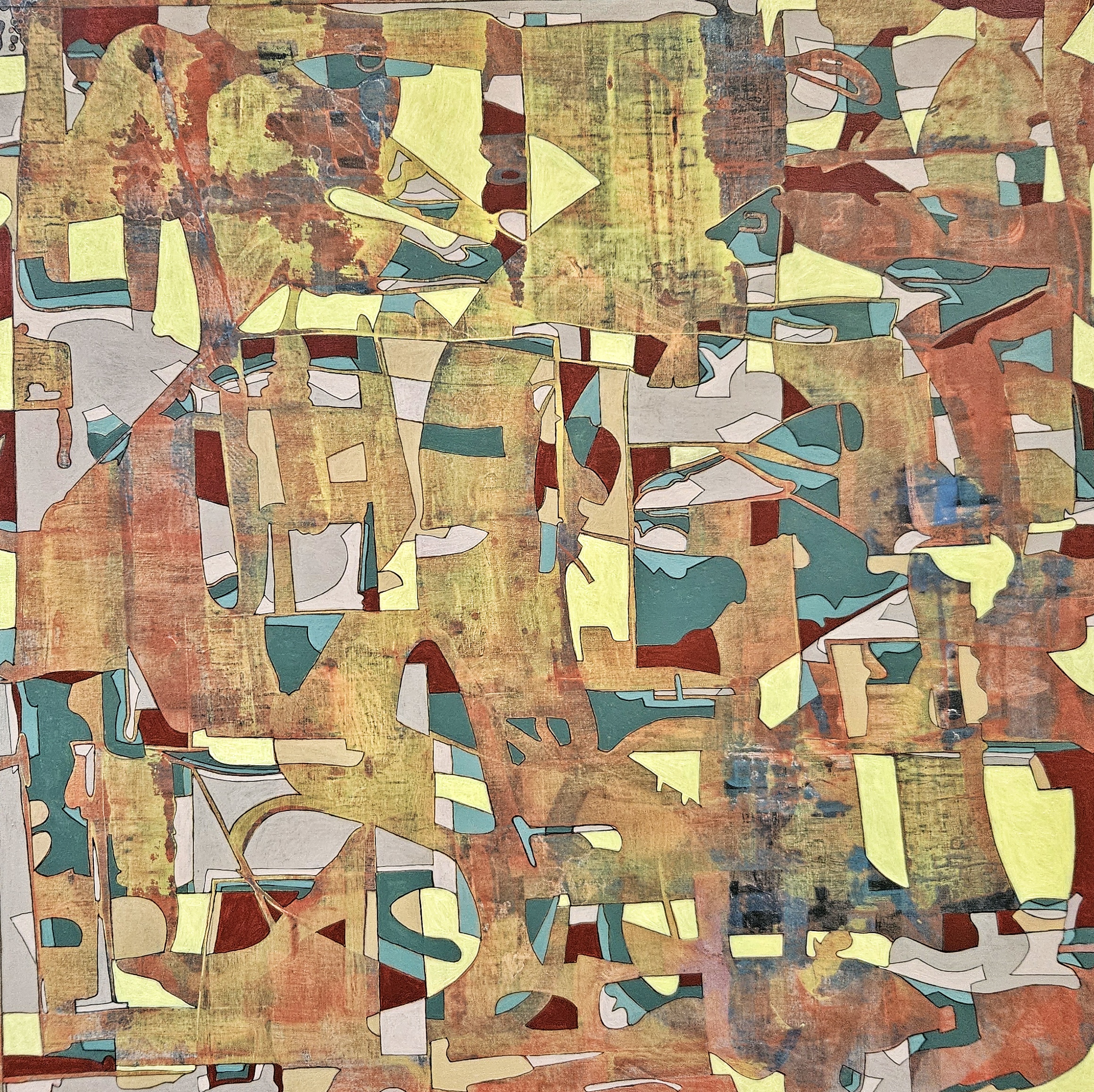 Dream catch, 2024, 50 x 50 cm, Acryl on Canvas