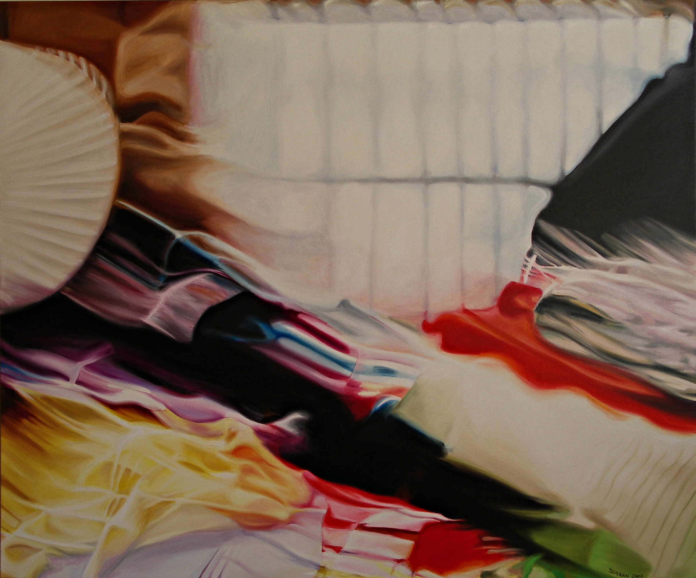 Gebaute Gefühle / Built feelings, 2009, 180 x 150 cm, Oil on Canvas
