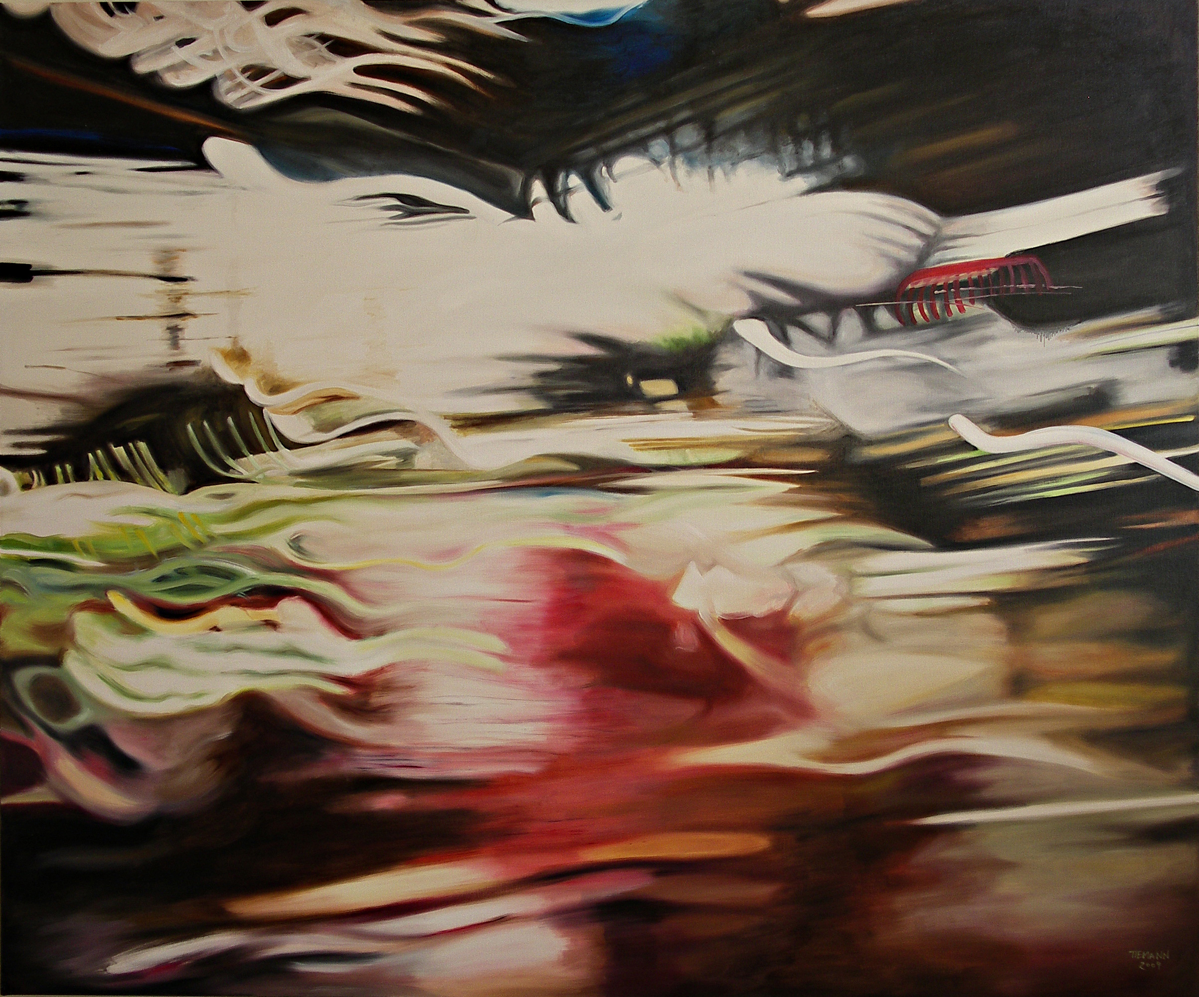 Hauptbahnhof/ Main Station, 2004, 180 x 150 cmcm, Oli on Canvas
