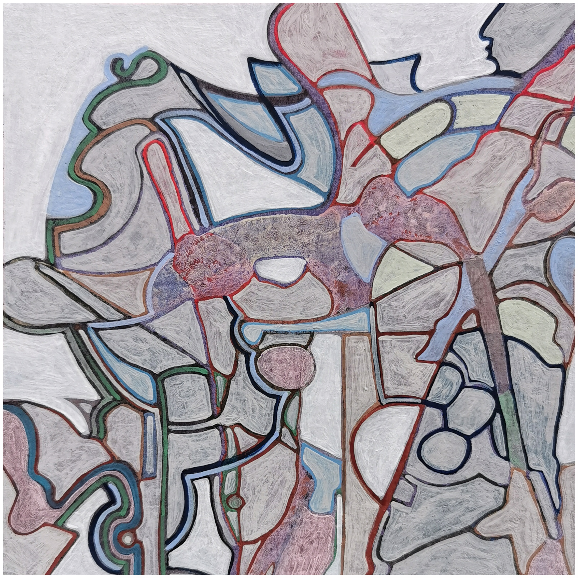 16 x 16 cm, acryl on paper, 2021, 16 x 16 cm, Acryl on Canvas