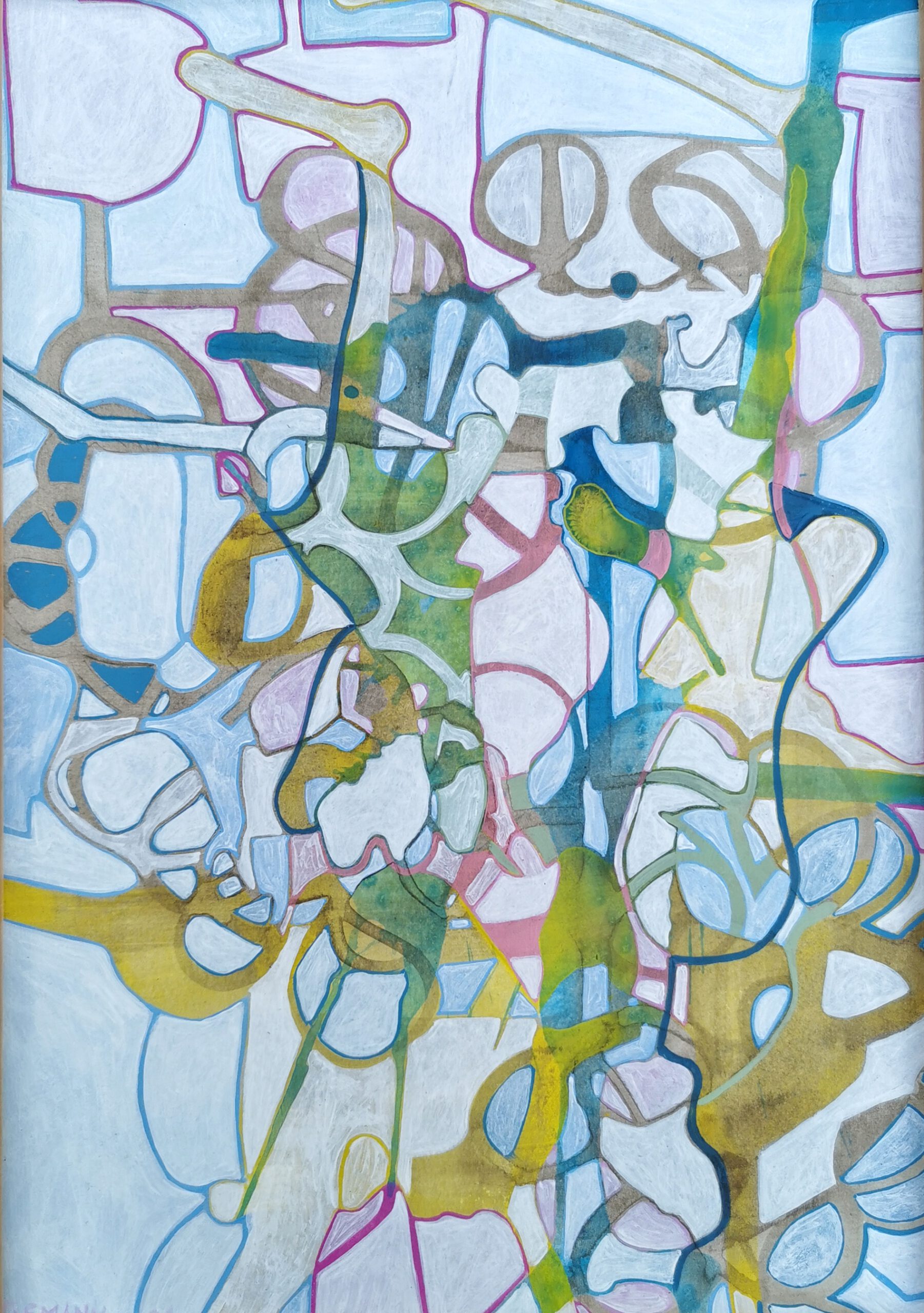 24 32 cm, acryl on paper, 2021, 24 x 32 cm, Acryl on Paper