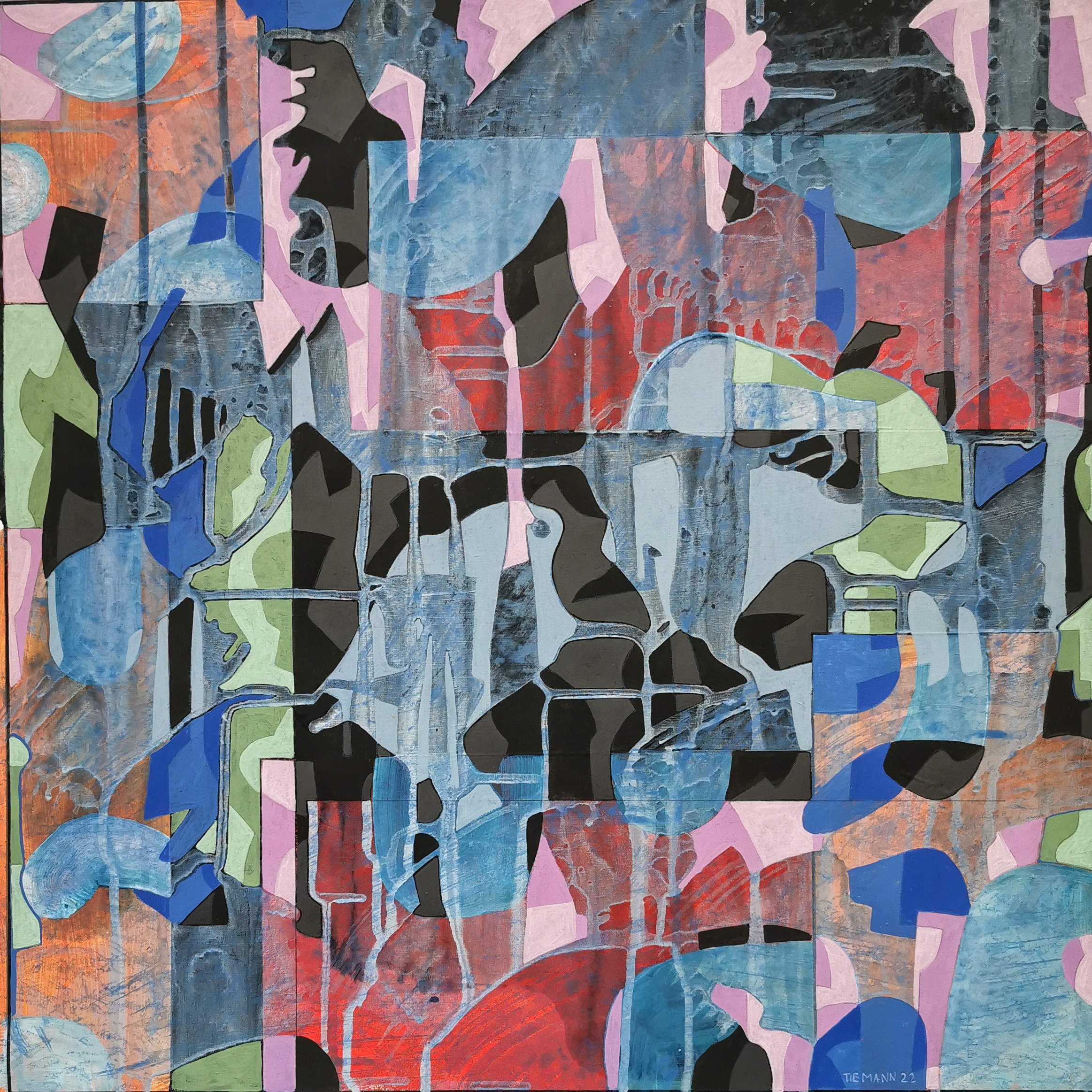 50 x 50 cm, acryl on canvas, 2022, 50 x 50 cm, Acryl on Canvas