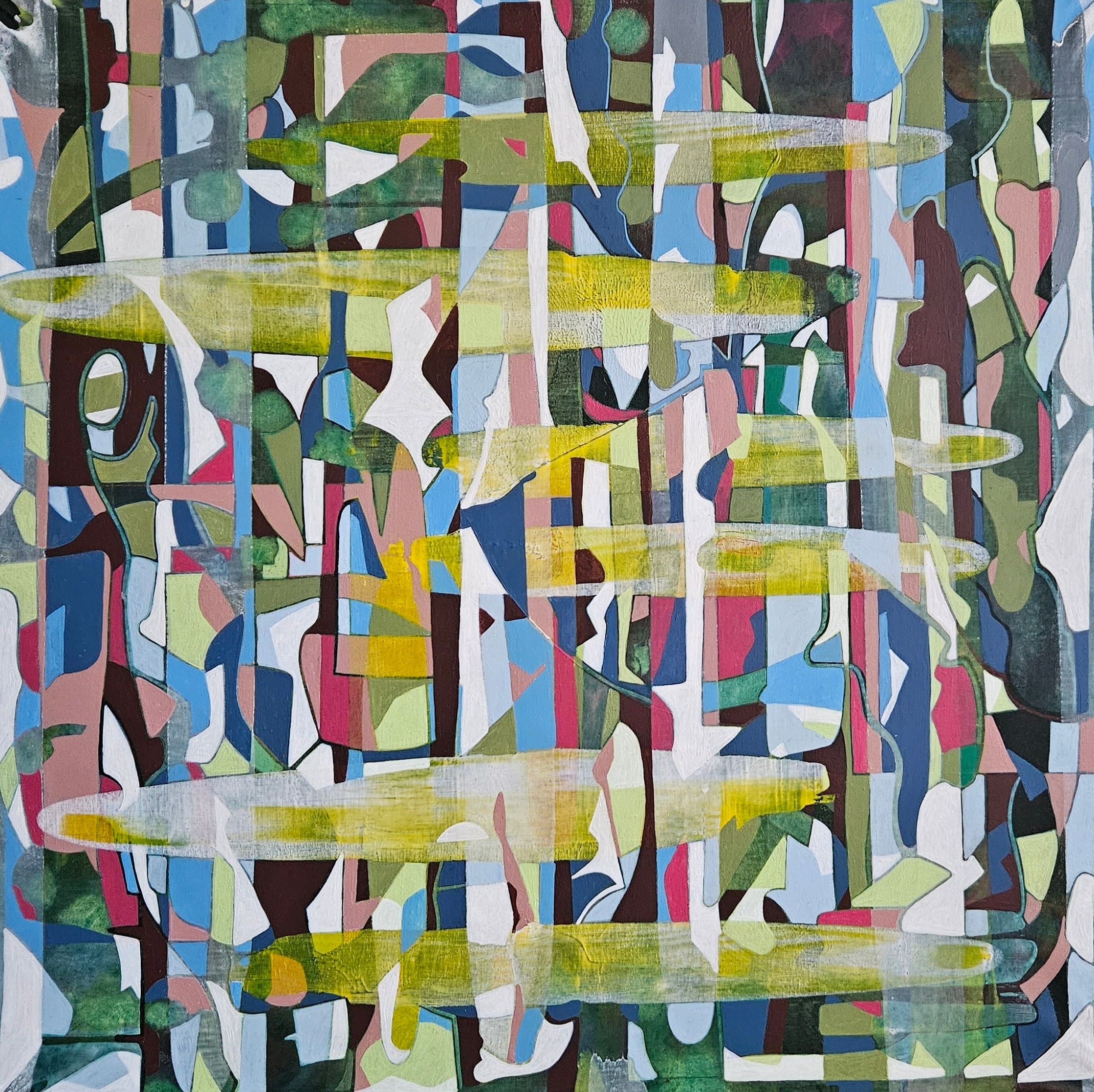 Air agitation, 2023, 50 x 50 cm, Acryl on Canvas