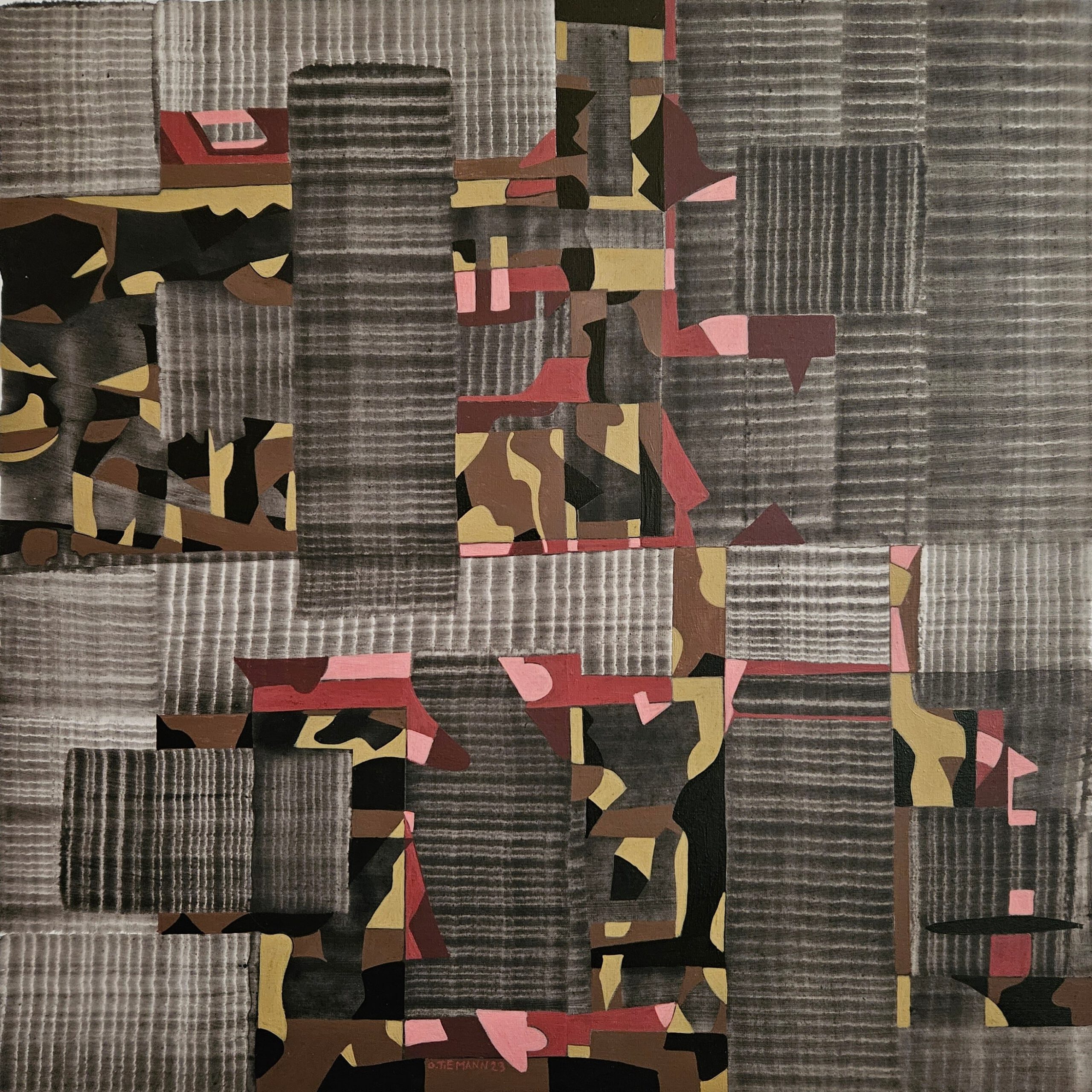 Camouflage tactic, 2023, 50 x 50 cm, Acryl on Canvas