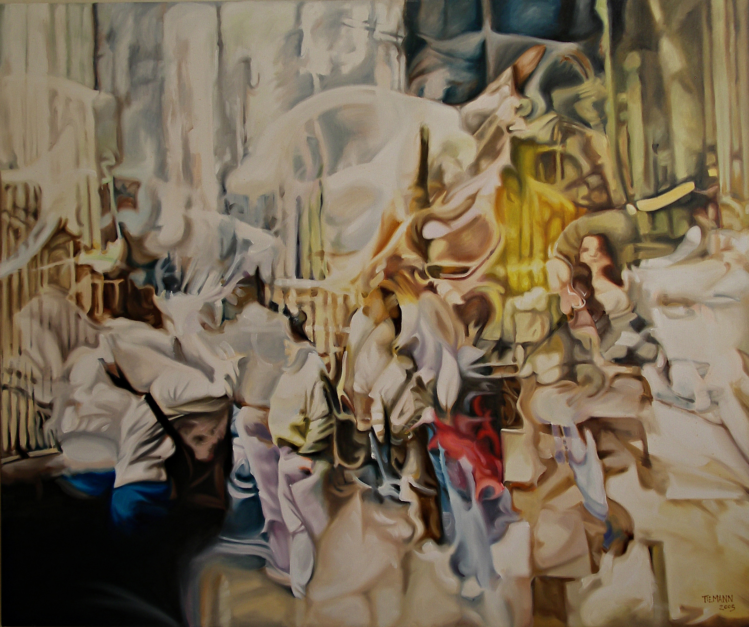 Cathedral Barcelona, 2005, 180 150, Oil on Canvas