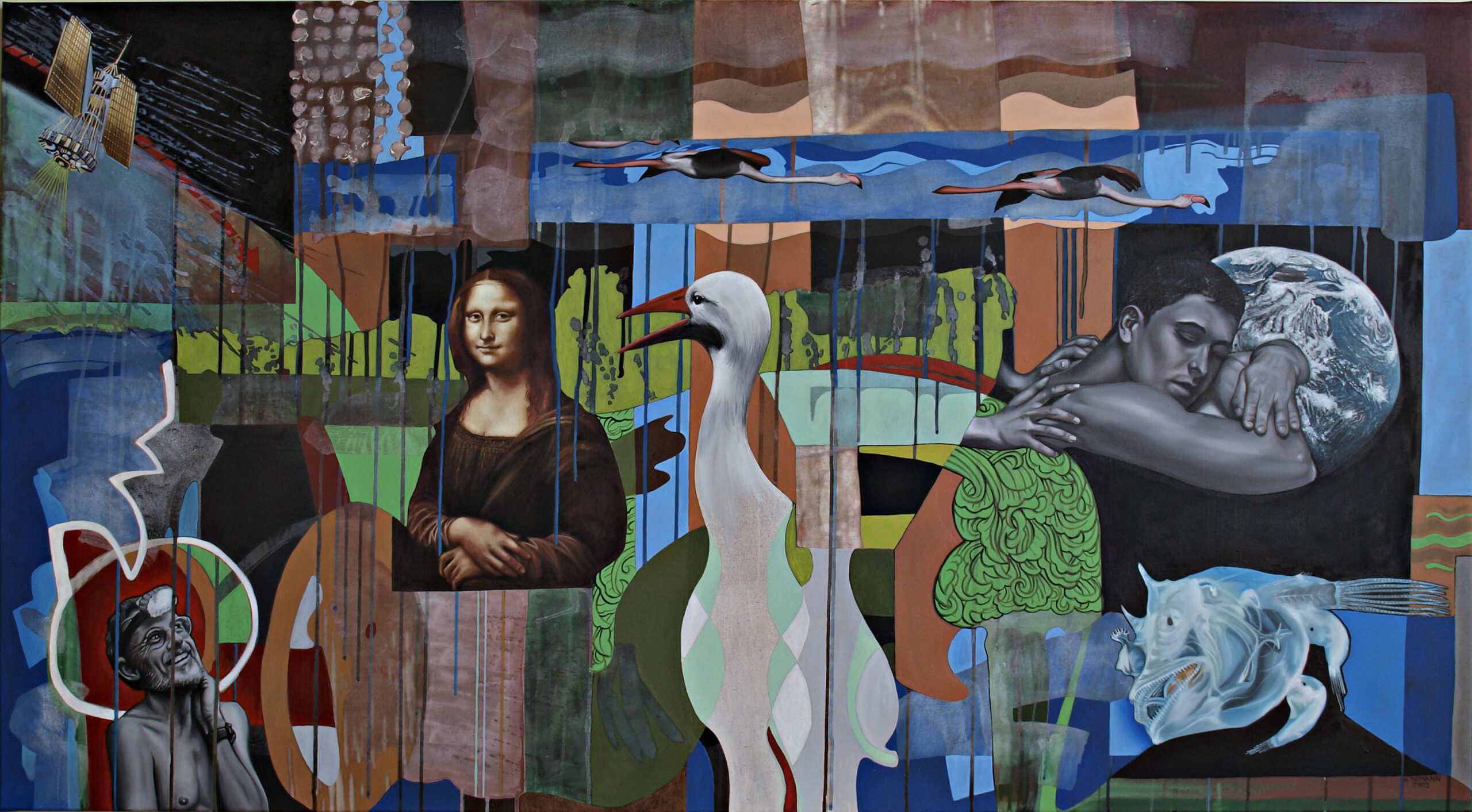 Lisas Traum / Lisas dream, 2009, 165 x 90 cm, Oil on Canvas