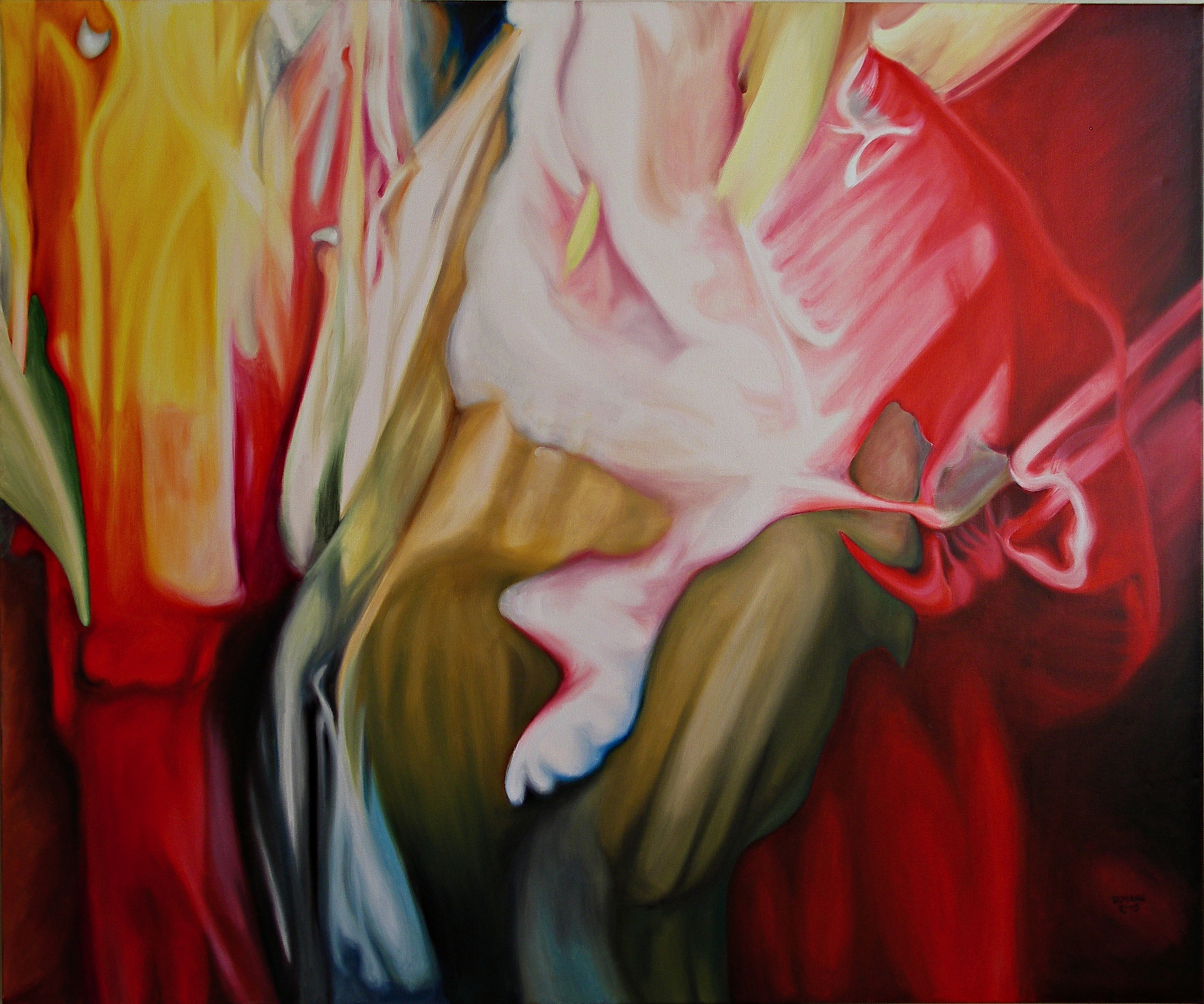 Magische Orte / Magic places, 2005, 180 x 150 cm, Oil on Canvas