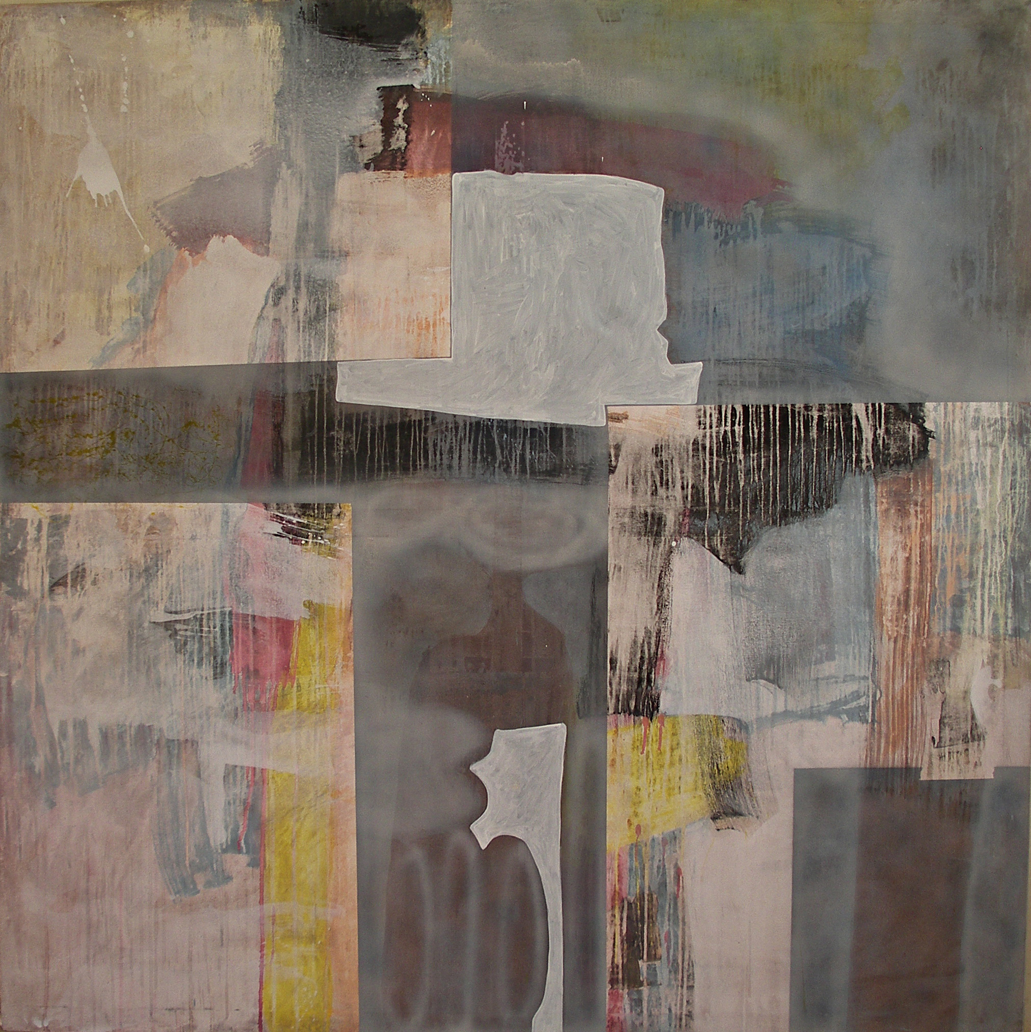 Schöne Haare, 1998, 200 x 200 cm, Acryl on Canvas
