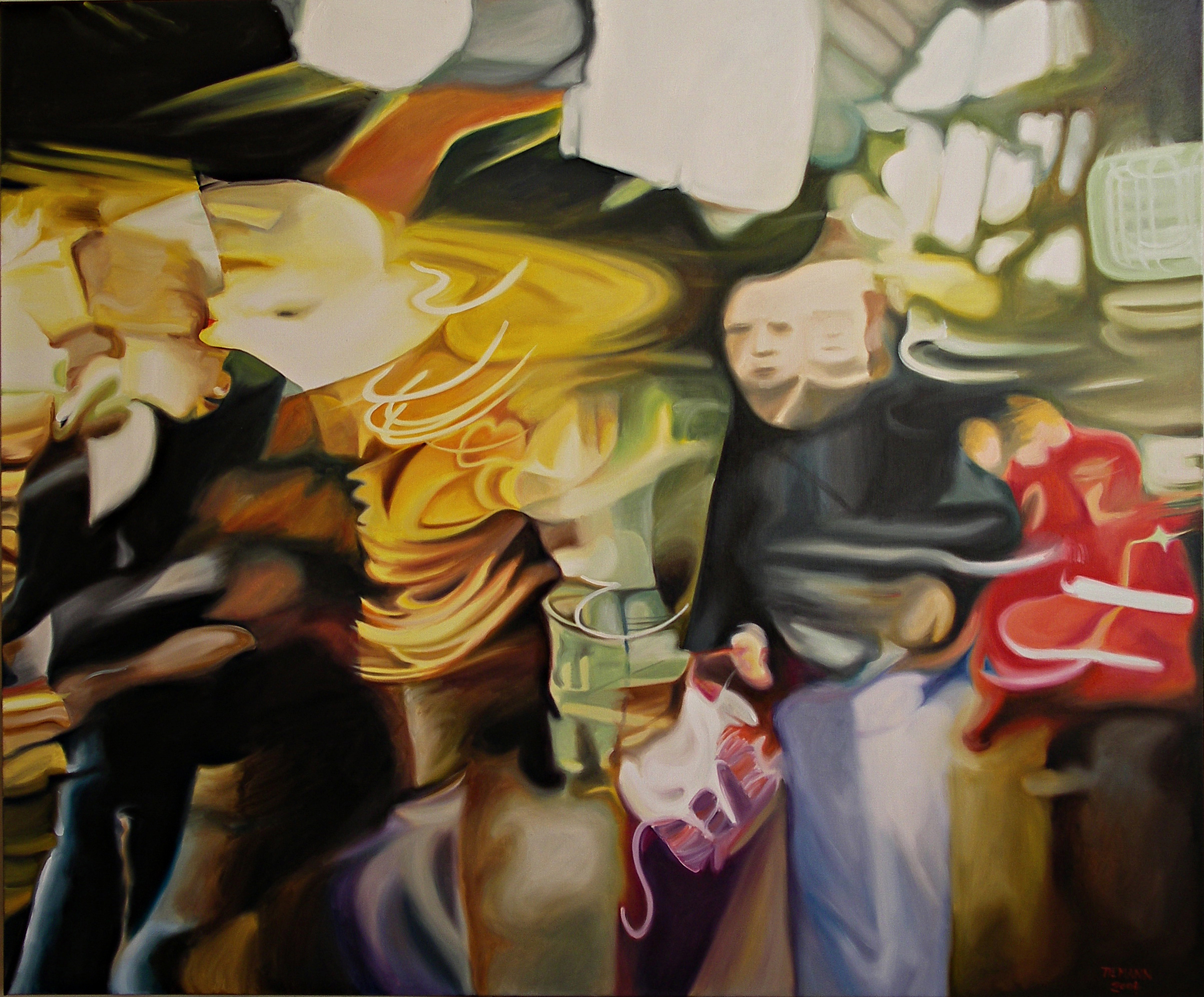 Worauf es ankommt, 2004, 180 x 150 cm, Oil on Canvas